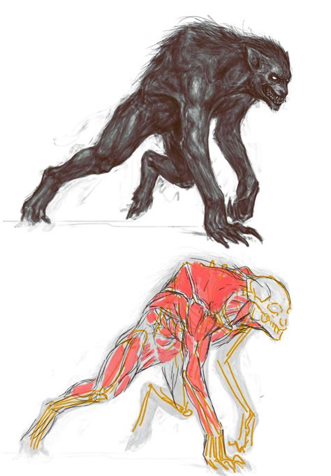 Werewolf14 Werewolf Art Monster Concept Art Creature Concept Art
