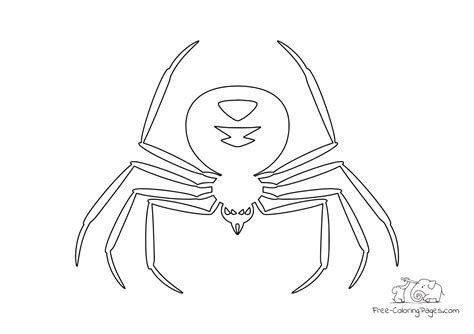 Coloring Page Black Widow Free Coloring Pages