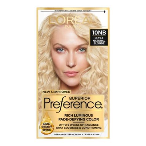 L Oreal Paris Superior Preference Nb Ultra Natural Blonde Permanent