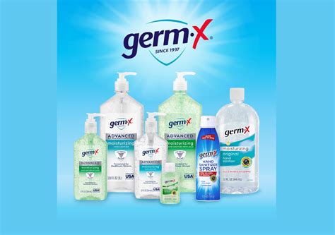 New Germ X Advanced Hand Sanitizers Available Germ X Hand Sanitizer