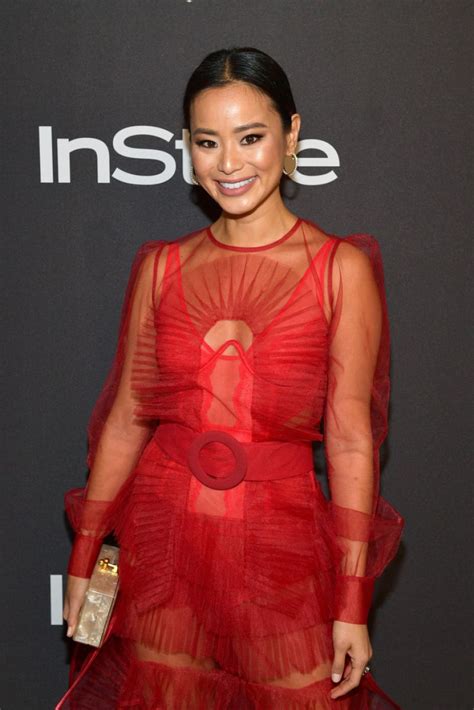 Jamie Chung At Instyle And Warner Bros Golden Globe Awards Afterparty In Beverly Hills