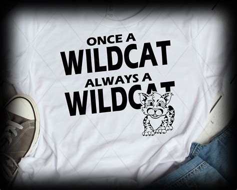 wildcat svg once a wildcat always a wildcat wildcat cricut etsy