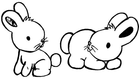 Desenho Para Colorir Coelhos