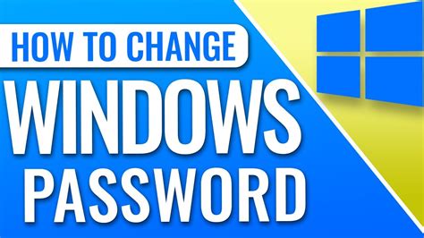 How To Quickly Change Your Windows 10 Password Youtube