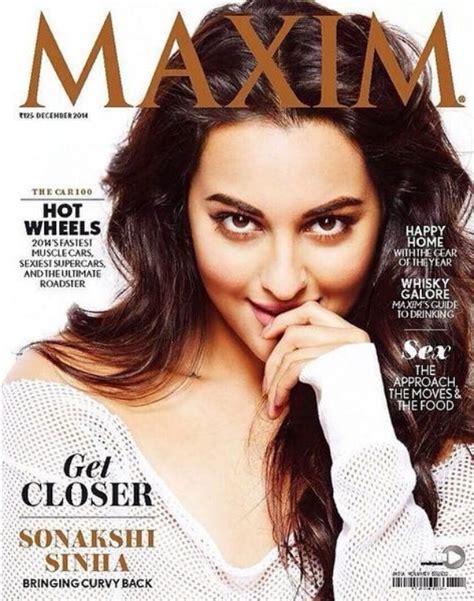 Sonakshi Sinha Makes A Stunning Naughty Girl Next Door On A Magazine Cover View Pic