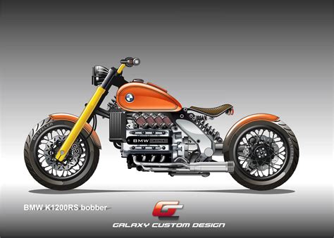 BMW K1200RS Visits Galaxy Custom, Becomes a Radical Bobber ...