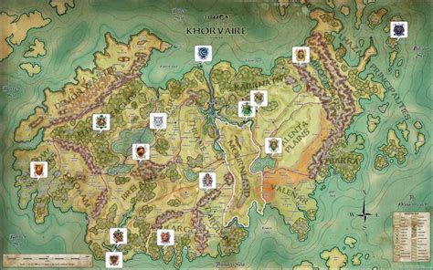 Eberron Fantasy Map Fantasy World Rpg World