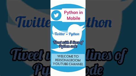 Kivy allows for development of cross compatible apps using python and the kv language. Mobile Python | Twitter posts using python | Tamil | - YouTube