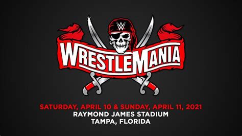 Up to 25,000 fans will be allowed inside the stadium. WrestleMania 37 will be in Tampa as a two-night event in ...