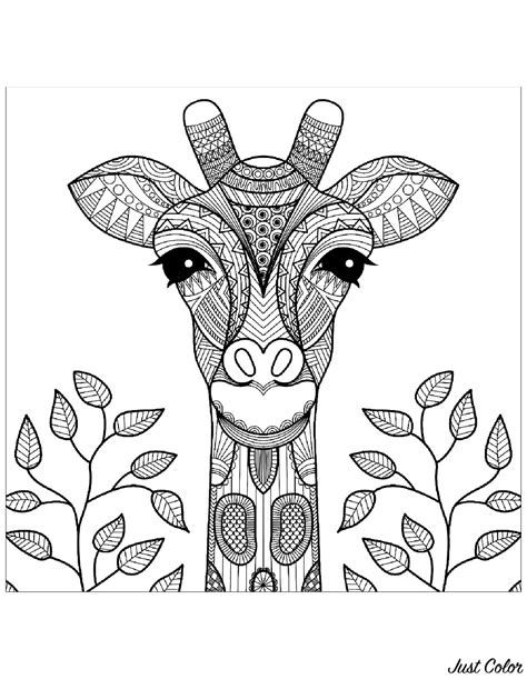 Giraffe masks for kids giraffe crafts storytime crafts. Giraffes to color for children - Giraffes Kids Coloring Pages