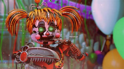 Scrap Baby Redesign Fnaf Fanart By Neytirix On Devian