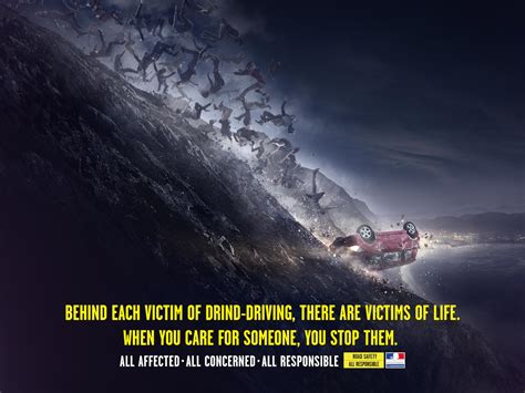 Just send us the text, images, and/or logo you'd like, and we will get started. French Road Safety Print Advert By La Chose: The last ...