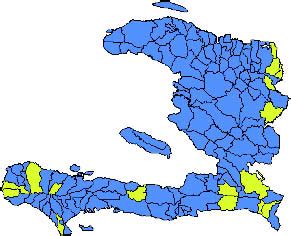 Get directions and maps for every towns. Map of Haiti showing the 117 communes in which one or more ...
