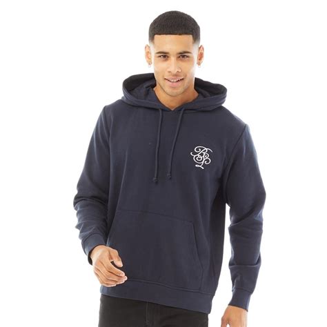 Buy Brave Soul Mens Wizard Hoodie Navywhite