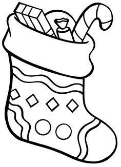Cute face christmas mrs claus printable →. Awesome Christmas Stocking Coloring Pages To Motivate To ...