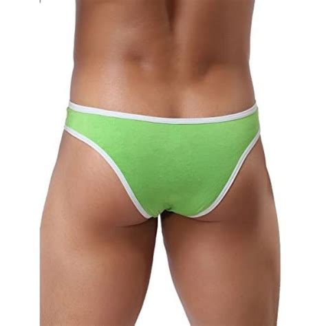 Ikingsky Men S Low Rise Modal Bikini Briefs Sexy Brazilian Back Mens