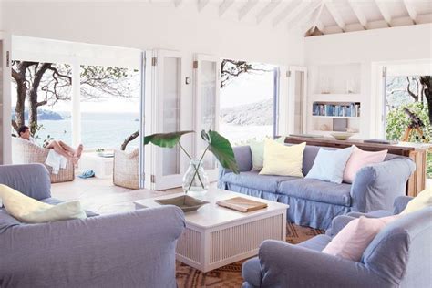 Our 60 Prettiest Island Rooms Coastal Living Room Furniture Coastal