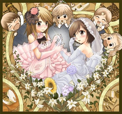 Yuri wedding Girl Friends : awwnime