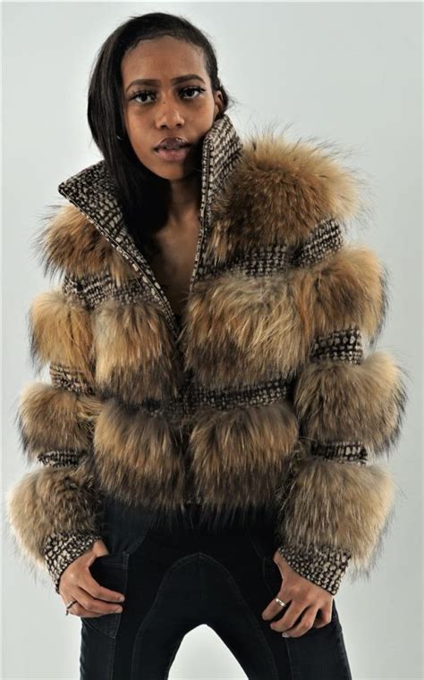 Finnish Raccoon Jacket Fashioned By Mimi Spice Marc Kaufman Furs