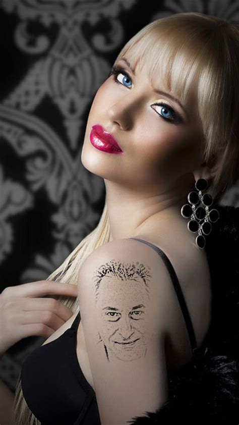Georgekevs Tattoo Bonito Beauty Blonde Girl Blue Eyes Face Georgekev Girl Hd Phone