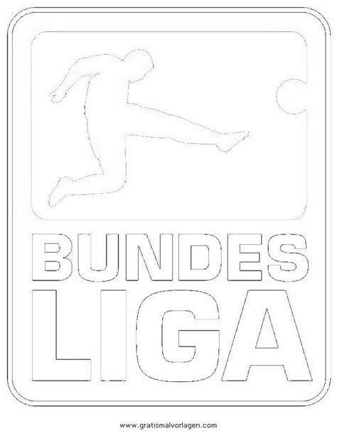 Deutschland fussball und sport ausmalbilder source : bundesliga gratis Malvorlage in Beliebt06, Diverse ...