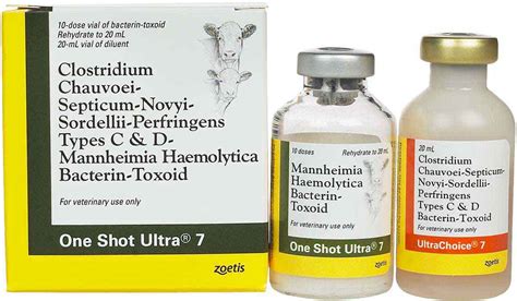 One Shot Ultra 7 Cattle Vaccine Zoetis Animal Health - Blackleg