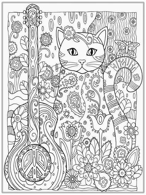 Cat Coloring Pages For Adult Realistic Coloring Pages