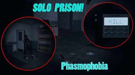 New Map Solo Professional Prison Phasmophobia Including All Objectives