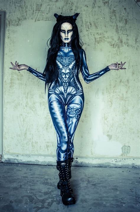 Womens Halloween Bodysuit Alien Costume Women Halloween Etsy In 2021