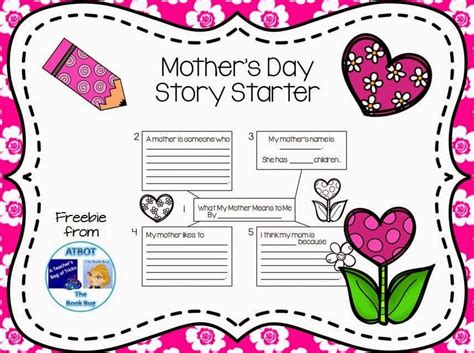 Mothers Day Story Starter Classroom Freebies