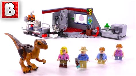 Jurassic Park Velociraptor Lego Set Giganet Sampa Br