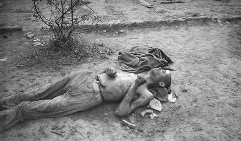 The Body Of A Polish Slave Laborer Executed By The Ss During The