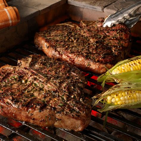 How To Grill T Bone Steak Using Coals Smoked Triple Thick T Bone Steaks Recipe Napoleon