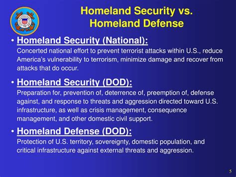 Ppt The U S Coast Guard Maritime Strategy For Homeland Security