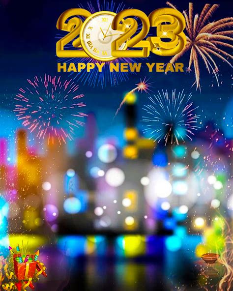 2023 Happy New Year Hd Background For Picsart Cbeditz