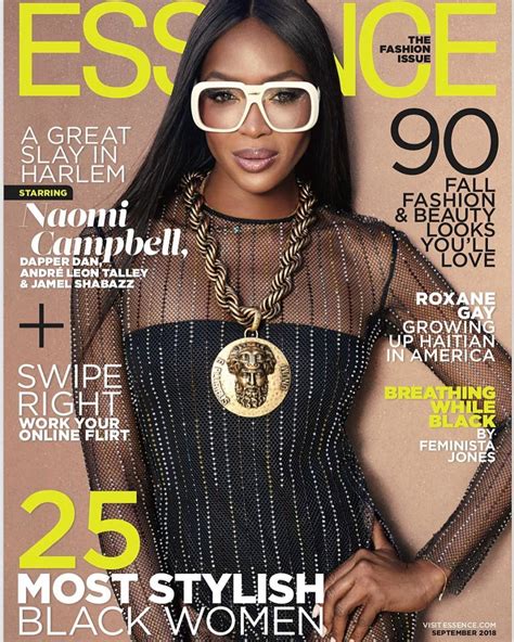 Must Read Naomi Campbell Covers Essences September Issue Victoria