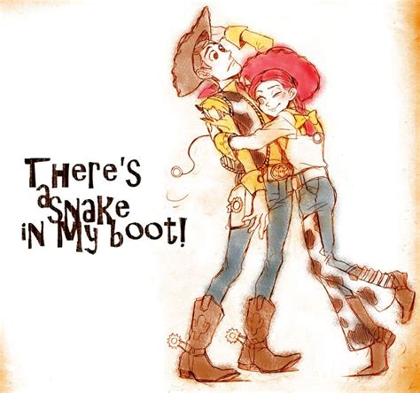Woody And Jessie By Faddawdle On Deviantart Disney Animated Movies