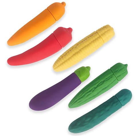 Mini Powerful Vegetable Vibrator Wand Vibrators Clitoris Stimulator Masturbator G Spot Erotic