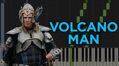 Volcano Man From Eurovision Piano Tutorial Youtube