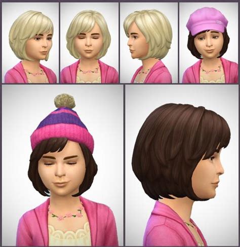 Sims 4 Bob With Bangs Gostsys