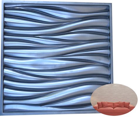 Buy Svitmolds Wave 3d Wall Panel Mold Plaster Wall Art Decor Decorative