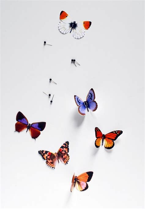 Diy Butterfly Push Pins With A Free Printable Paper Crafts Crafts