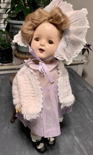 1940s Rb Arranbee Nancy Composition Doll 18” Floss Hair Ebay