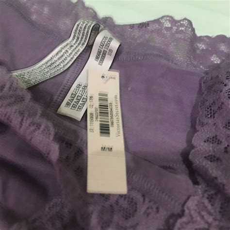 New Victorias Secret Purple Cheekycheeky Panty Underwear Medium Ships Free Ebay
