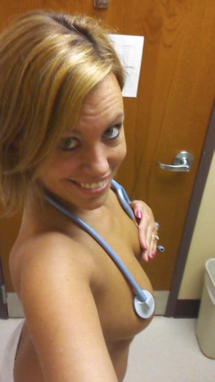 Naked Nurse Selfie At Work My XXX Hot Girl
