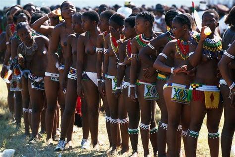 The South African Zulu Traditional Reed Dance Ceremony Only Virgins Can Perform The Ceremony For