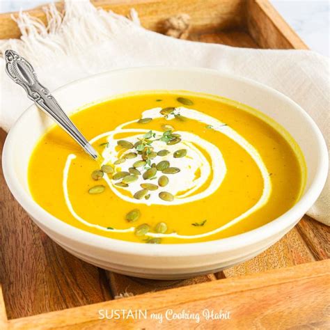 Deliciously Roasted Pumpkin Soup Recipe Sustain My Cooking Habit