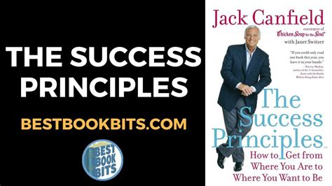 The Success Principles Jack Canfield Book Summary Youtube