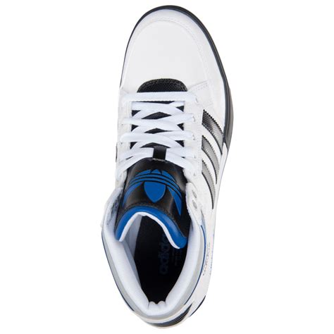 Adidas Originals Hard Court Hi Casual Sneakers In Whiteblackblue