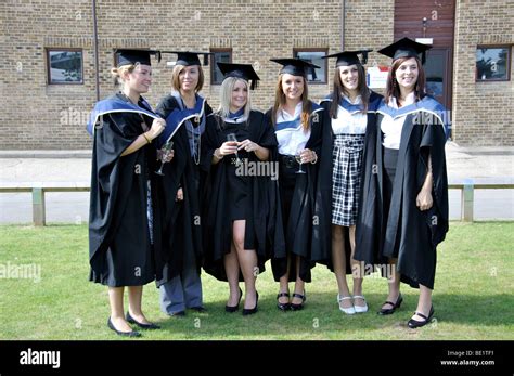 Female University Graduates At Graduation Ceremony Oxford Brookes